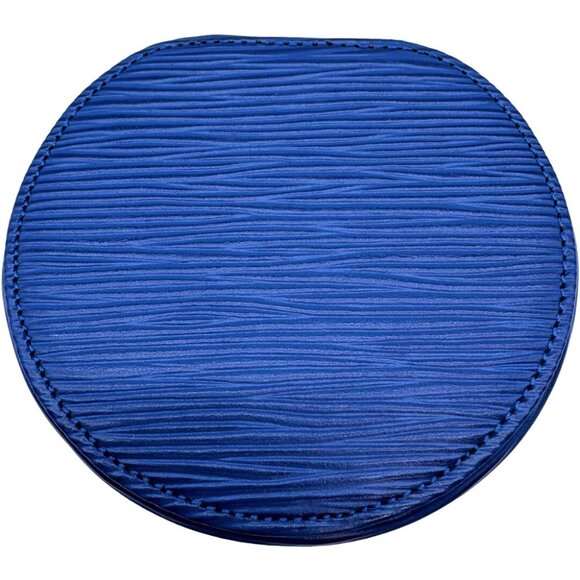 Authentic LOUIS VUITTON Epi Jewelry Case Accessory M48205 Blue Leather #36635896 - Picture 13 of 13
